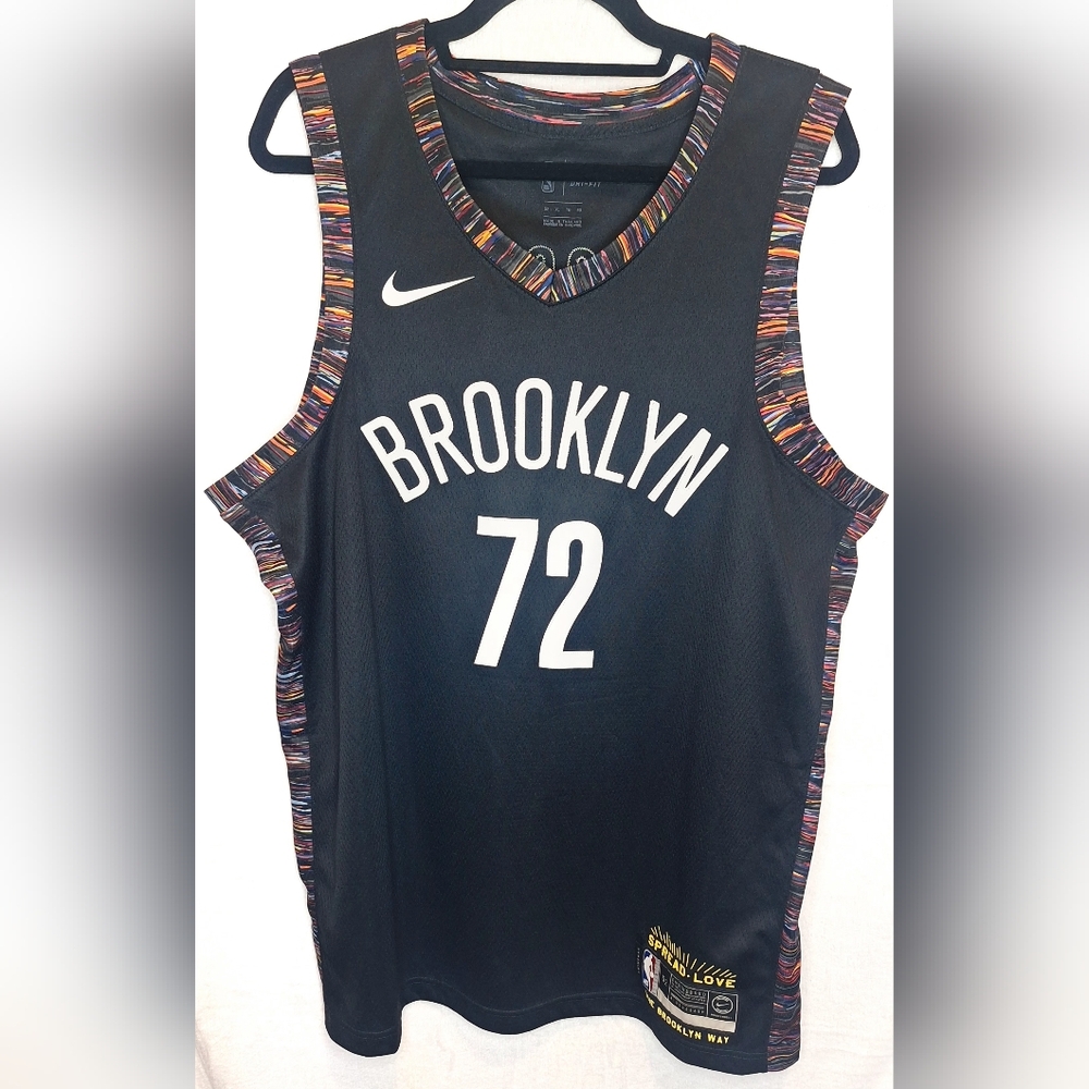 Brooklyn Nets Biggie Smalls City Edition Jersey Coogi-Inspired - NWOT - XL/52